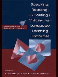 Cover Speaking, Reading, and Writing in Children With Language Learning Disabilities (eBook, PDF)