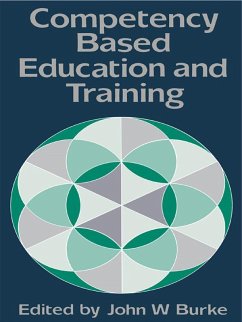 Competency Based Education And Training (eBook, ePUB)