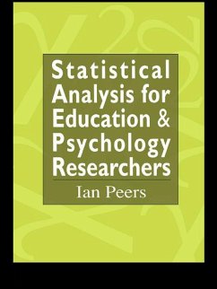 Cover Statistical Analysis for Education and Psychology Researchers (eBook, ePUB)