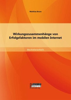 Cover Wirkungszusammenhänge von Erfolgsfaktoren im mobilen Internet (eBook, PDF)