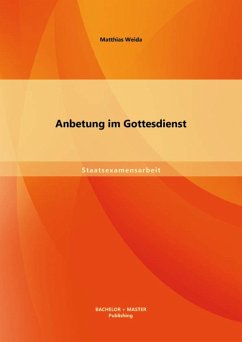 Anbetung im Gottesdienst (eBook, PDF) - Weida, Matthias