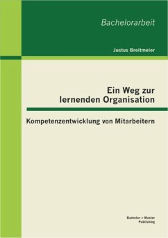 Cover Ein Weg zur lernenden Organisation: Kompetenzentwicklung von Mitarbeitern (eBook, PDF)