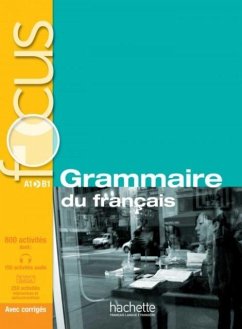 Cover Focus - Grammaire du francais (A1-A2-B1) with audio and online