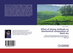 Effect of drying methods on biochemical composition of black tea