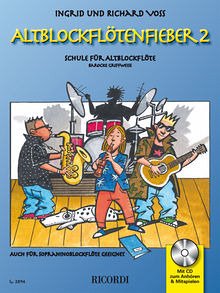 Altblockflötenfieber Band 2 (+CD) Schule