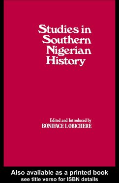 Cover Studies in Southern Nigerian History (eBook, ePUB)