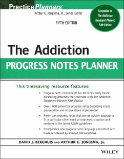 The Addiction Progress Notes Planner (eBook, PDF) - Jongsma, Arthur E.; Berghuis, David J.