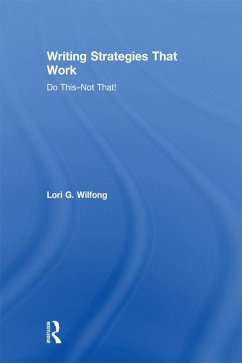 Writing Strategies That Work (eBook, PDF) - Wilfong, Lori G.