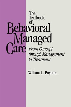 Cover Textbook Of Behavioural Managed Care (eBook, ePUB)