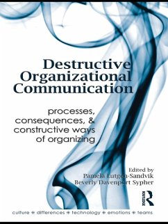 Destructive Organizational Communication (eBook, PDF)