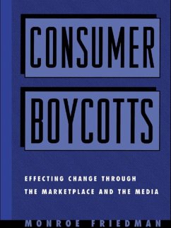 Consumer Boycotts (eBook, PDF) - Friedman, Monroe