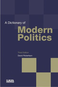 Cover A Dictionary of Modern Politics (eBook, ePUB)