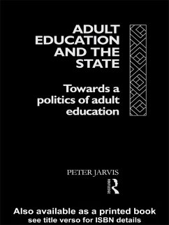 Adult Education and the State (eBook, PDF) - Jarvis, Peter