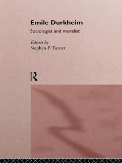 Emile Durkheim (eBook, ePUB)