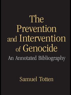 Cover The Prevention and Intervention of Genocide (eBook, ePUB)