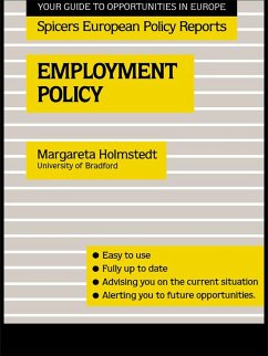 Employment Policy (eBook, PDF) - Holmstedt, Margareta