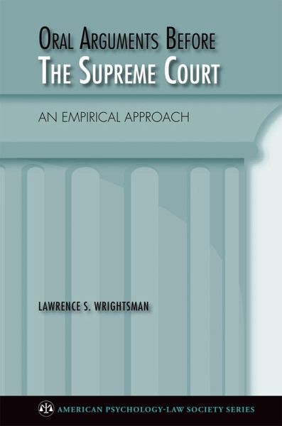 Oral Arguments Before the Supreme Court (eBook, ePUB)