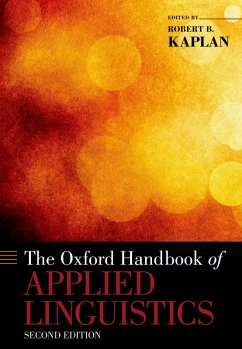 The Oxford Handbook of Applied Linguistics (eBook, ePUB) - Kaplan, Robert B.