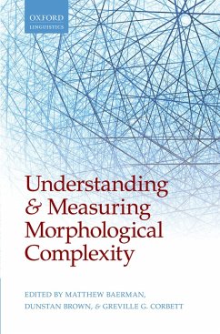 Cover Understanding and Measuring Morphological Complexity (eBook, PDF)