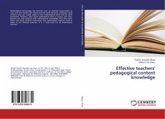 Effective teachers' pedagogical content knowledge