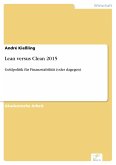 Lean versus Clean 2015 (eBook, PDF)