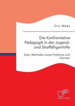 Die Konfrontative Pädagogik in der Jugend- und Straffälligenhilfe: Ziele, Methoden sowie Probleme und Grenzen - Maes, Eric