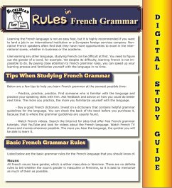 Rules In French Grammar ( Blokehead Easy Study Guide) (eBook, ePUB) - Green, Scott
