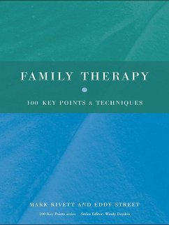 Family Therapy (eBook, PDF) - Rivett, Mark; Street, Eddy