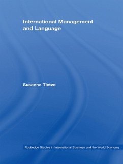 International Management and Language (eBook, ePUB) - Tietze, Susanne