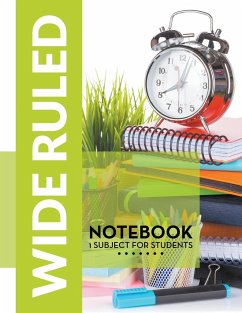 Wide Ruled Notebook - 1 Subject For Students - Publishing Llc, Speedy