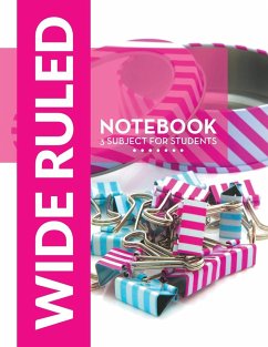 Wide Ruled Notebook - 3 Subject For Students - Publishing Llc, Speedy