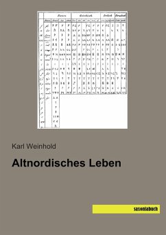 Altnordisches Leben - Weinhold, Karl