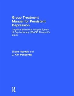 Group Treatment Manual for Persistent Depression - Sayegh, Liliane; Penberthy, J Kim