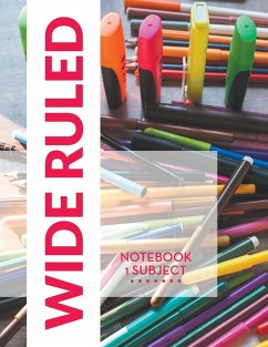 Wide Ruled Notebook - 1 Subject - Publishing Llc, Speedy