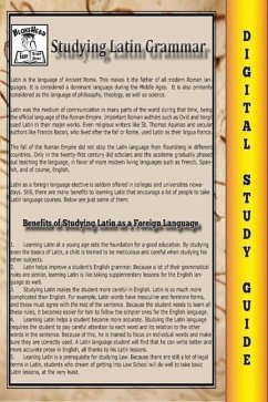 Cover Latin Grammar (Blokehead Easy Study Guide) (eBook, ePUB)