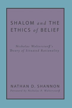 Shalom and the Ethics of Belief - Shannon, Nathan D.