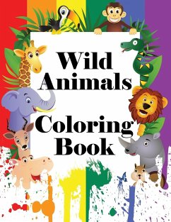 Wild Animals Coloring Book