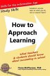 How to Approach Learning: What teachers... - Bild 1