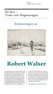 Cover Erinnerungen an Robert Walser