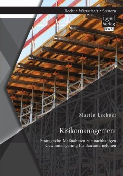 Risikomanagement: Strategische Maßnahmen zur nachhaltigen Gewinnsteigerung für Bauunternehmen - Lechner, Martin