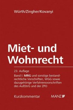 Miet- und Wohnrecht (f. Österreich) - Würth, Helmut;Kovanyi, Peter;Zingher, Madeleine