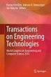 Transactions on Engineering Technologies - Bild 1