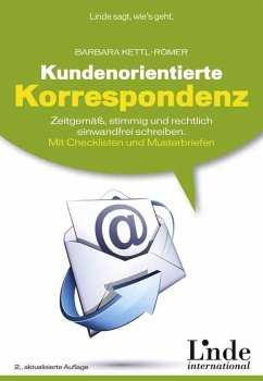 Kundenorientierte Korrespondenz - Kettl-Römer, Barbara