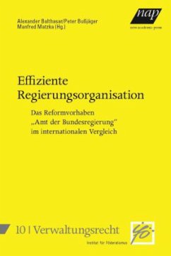 Cover Effiziente Regierungsorganisation (f. Österreich)