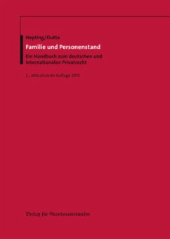 Familie und Personenstand - Dutta, Anatol;Hepting, Reinhard