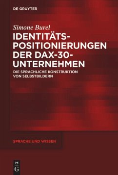 Identitätspositionierungen der DAX-30-Unternehmen - Burel, Simone