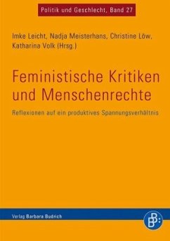 Cover Feministische Kritiken und Menschenrechte