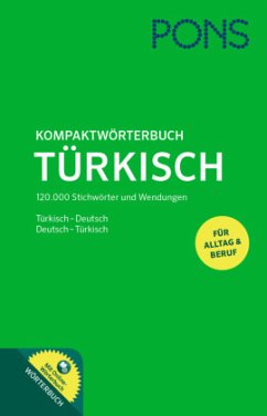 PONS Kompaktwörterbuch Türkisch, m. 1 Buch, m. 1 Beilage - Kiygi, Osman Nazim