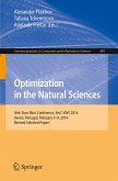 Optimization in the Natural Sciences