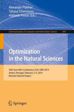 Optimization in the Natural Sciences